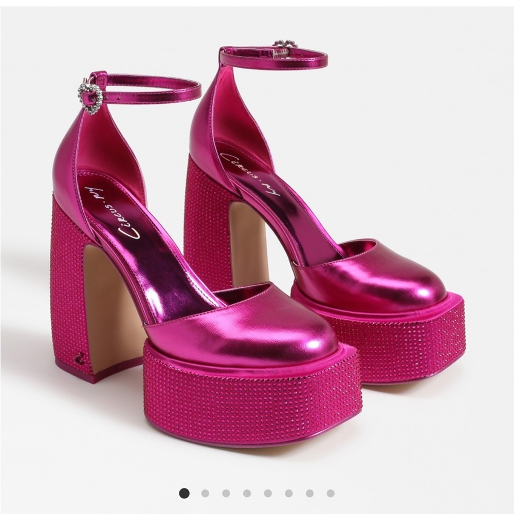NEW - Circus by Sam Edelman Pink Bailey Jewel Platform Heel - NEVER WORN